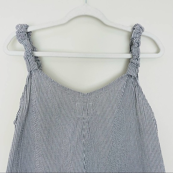 - New! Beachwood Baby brand jumpsuit. White and Blue Stripes. Size XS - Picture 9 of 14